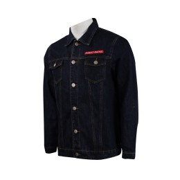 JN006  訂造繡花logo牛仔外套  牛仔褸製造商 深藍色 JN006  訂造繡花logo牛仔外套  牛仔褸製造商 深藍色